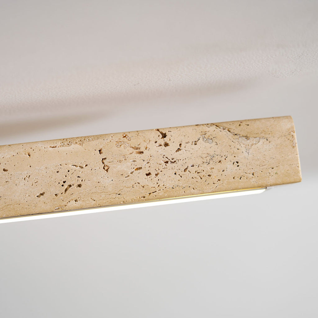 Travertine Column Ceiling Light