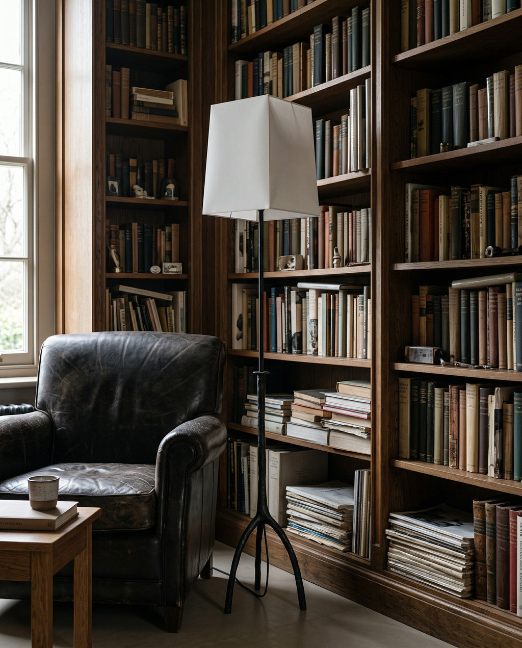 Trepied Brass Twig Floor Lamp