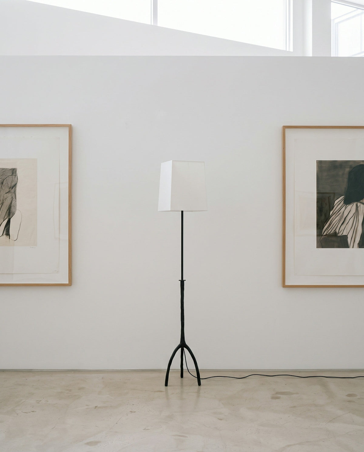 Trepied Brass Twig Floor Lamp