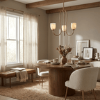 Trillium Alabaster Chandelier