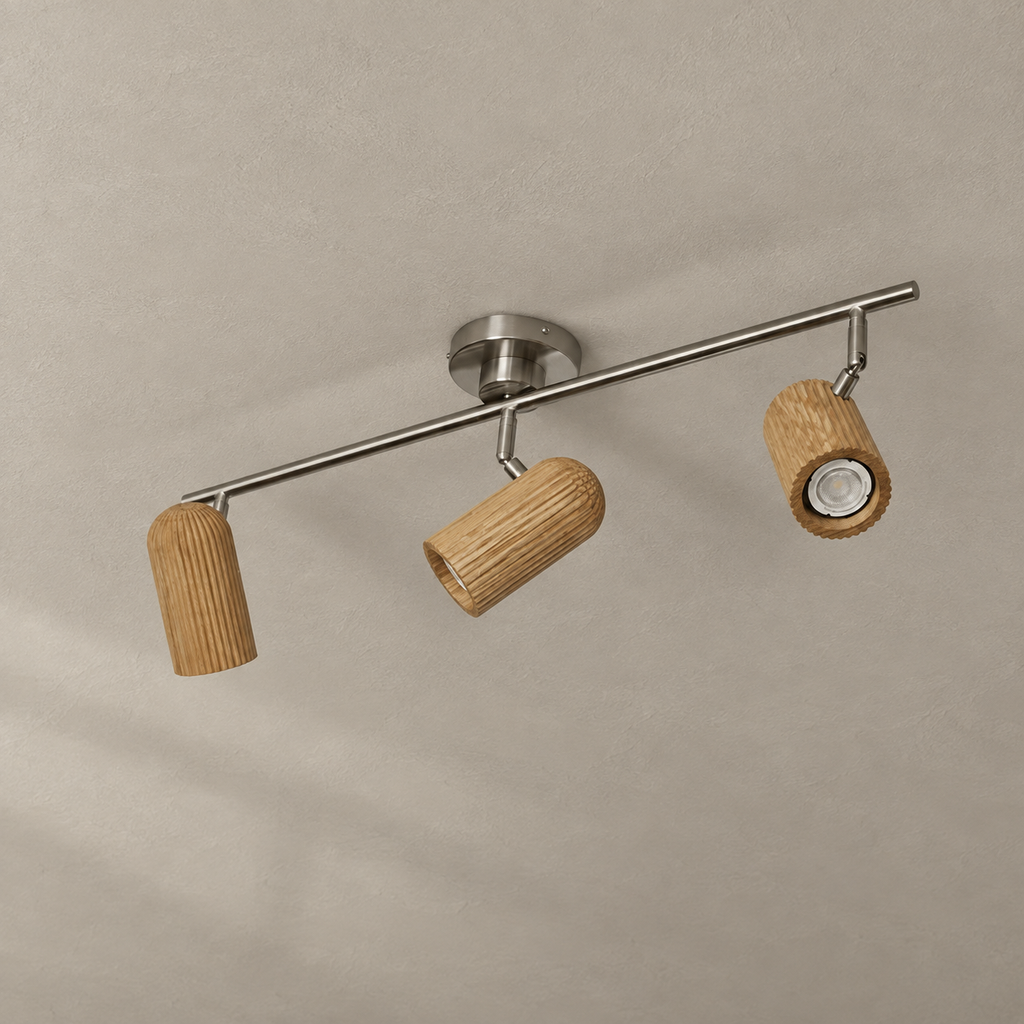 Trio Wood Ceiling Light