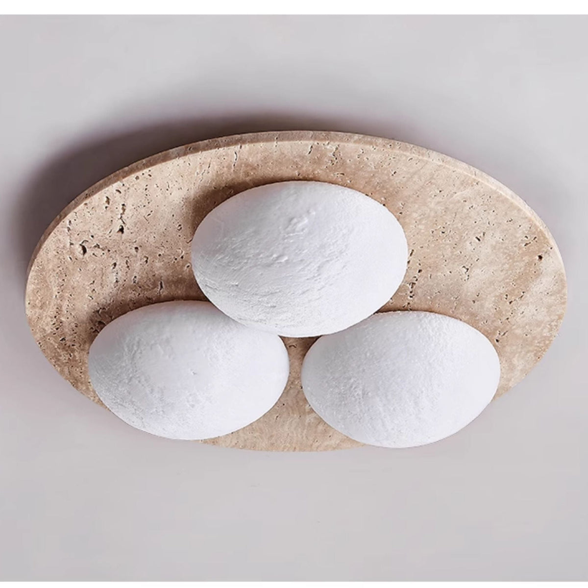 Trio Travertine Ceiling Light