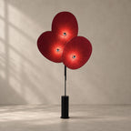 Triple Floral Floor Lamp