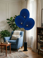 Triple Floral Floor Lamp