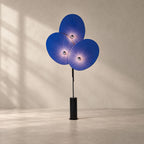 Triple Floral Floor Lamp