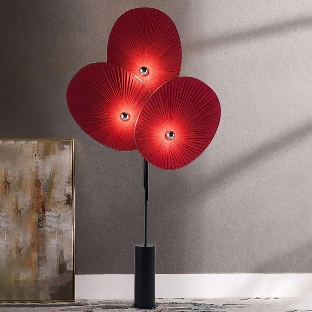 Triple Floral Floor Lamp Floor lamp