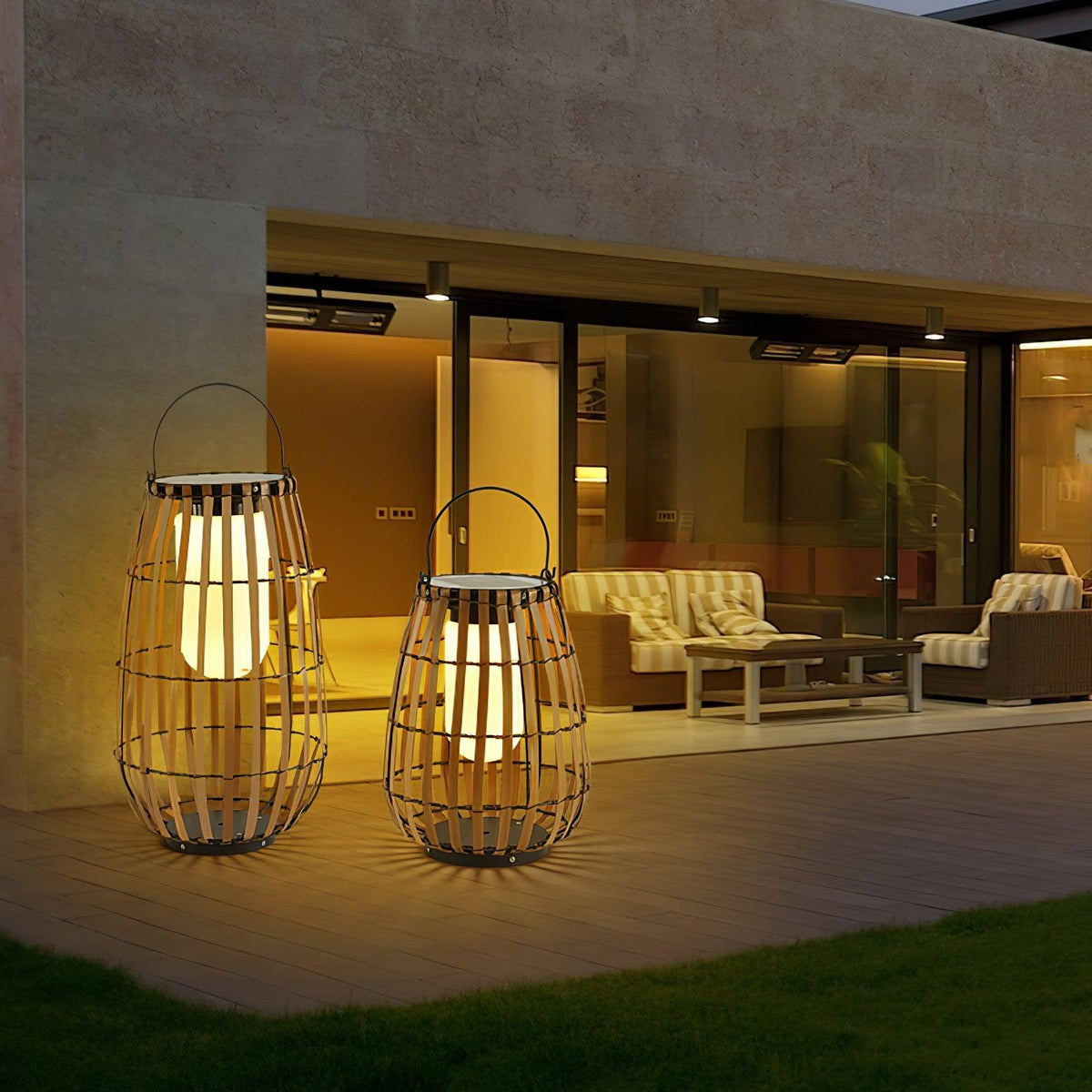 Tropic Braid Lantern Outdoor Lamp