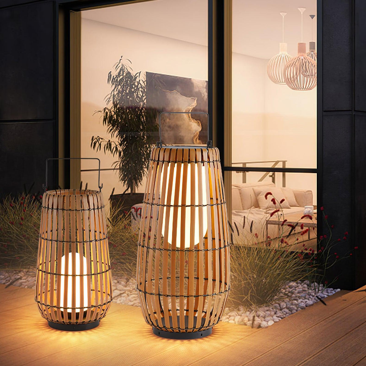 Tropic Braid Lantern Outdoor Lamp