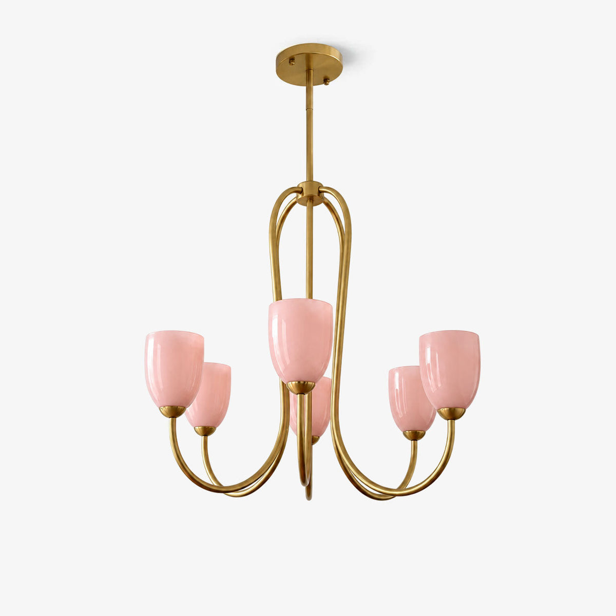 Tulip Gold Chandelier