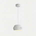 Tuz Pendant Light ∅ 11″ x H 5.9″ / ∅ 28cm x H 15cm / White / Warm Light Pendant light
