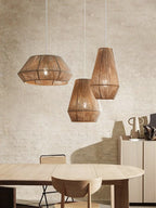 Twine Faceted Rope Pendant Lamp