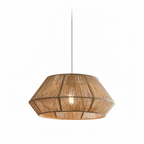 Twine Faceted Rope Pendant Lamp