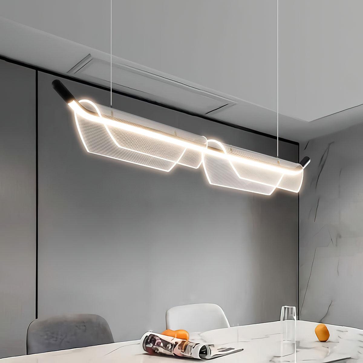 Two Boats Acrylic Pendant Light