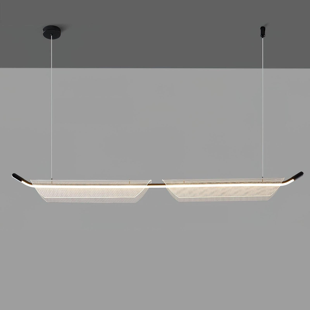 Two Boats Acrylic Pendant Light