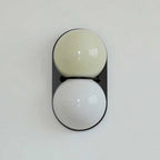 Two Globe Glass Wall Sconce