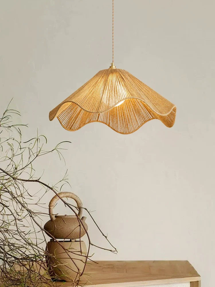 Umbel Hemp Rope Pendant Lamp
