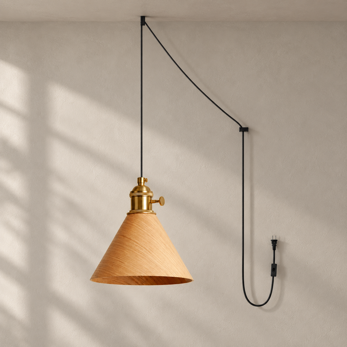 Valmere Cone Swag Pendant Lamp
