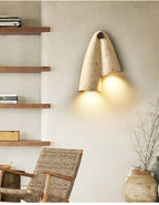 Velo Draped Stone Sconce