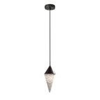 Vertex Faceted Alabaster Drop Chandelier