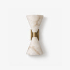 Vesanne Alabaster Hourglass Wall Sconce