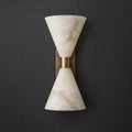 Vesanne Alabaster Hourglass Wall Sconce