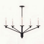 Vesper Brass Candlestick Chandelier