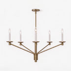 Vesper Brass Candlestick Chandelier