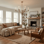 Vesper Brass Candlestick Chandelier