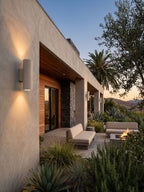 Vessaro Micro-Cement Outdoor Wall Sconce