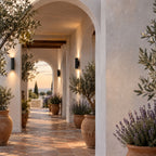 Vessaro Micro-Cement Outdoor Wall Sconce