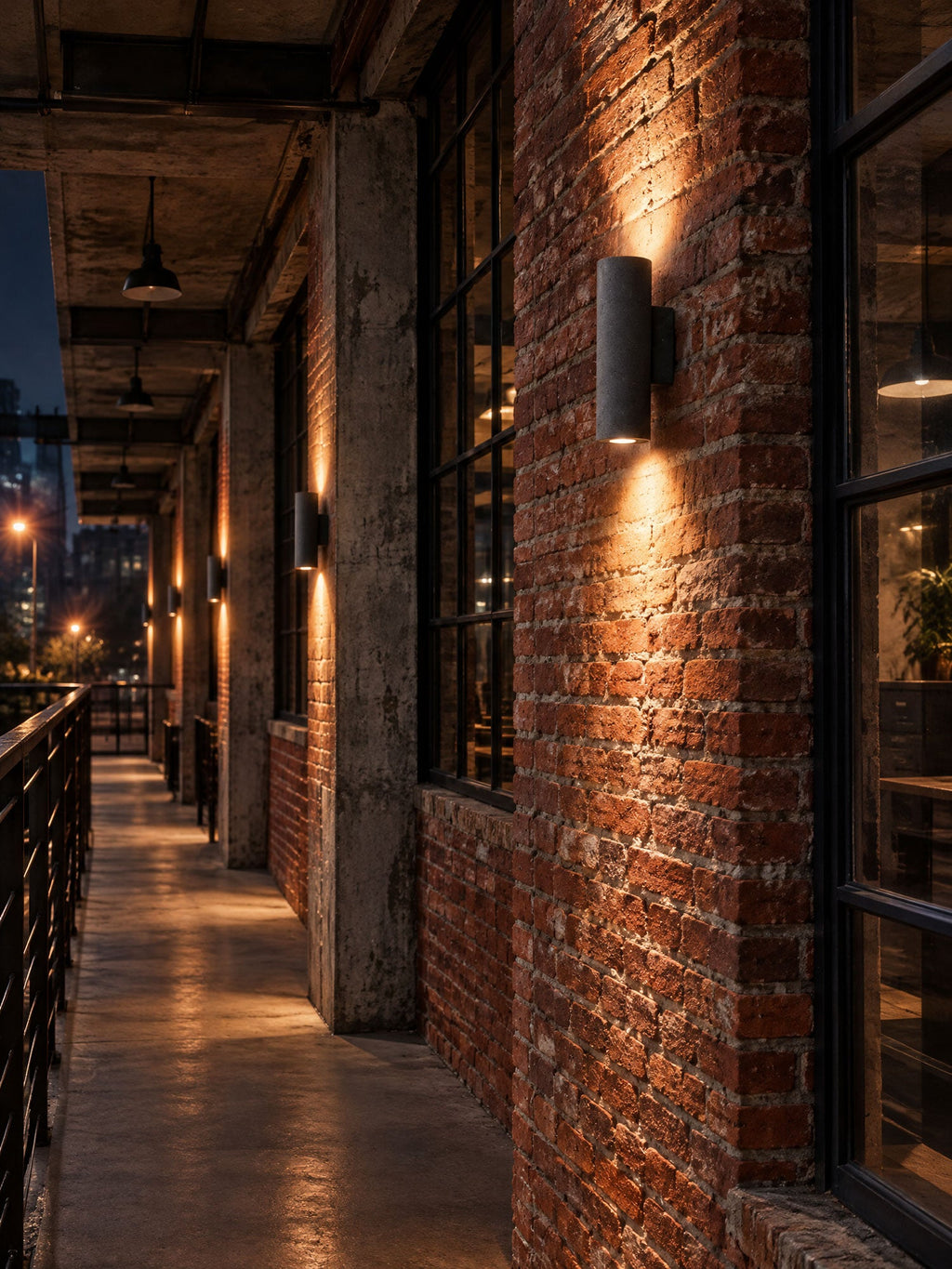 Vessaro Micro-Cement Outdoor Wall Sconce