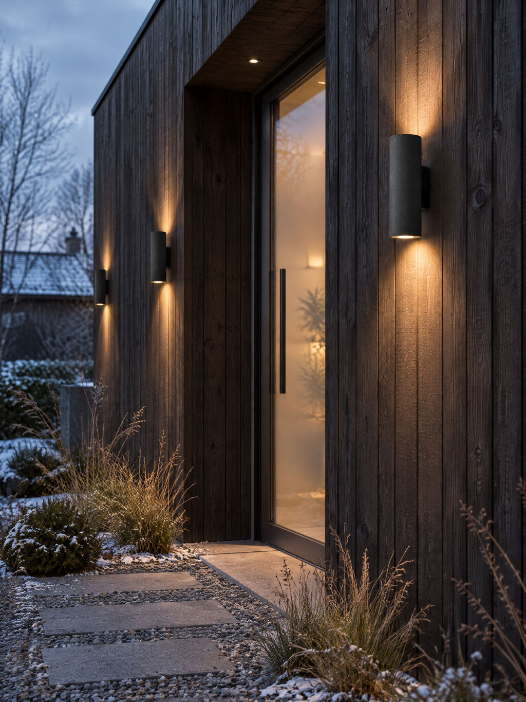Vessaro Micro-Cement Outdoor Wall Sconce