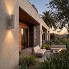 Vessaro Micro-Cement Outdoor Wall Sconce