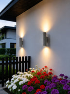 Vessaro Micro-Cement Outdoor Wall Sconce