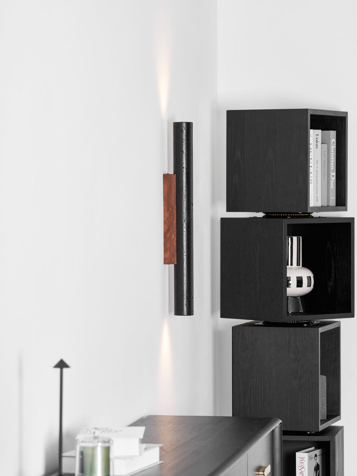 Volcanic Noir Wall Sconce