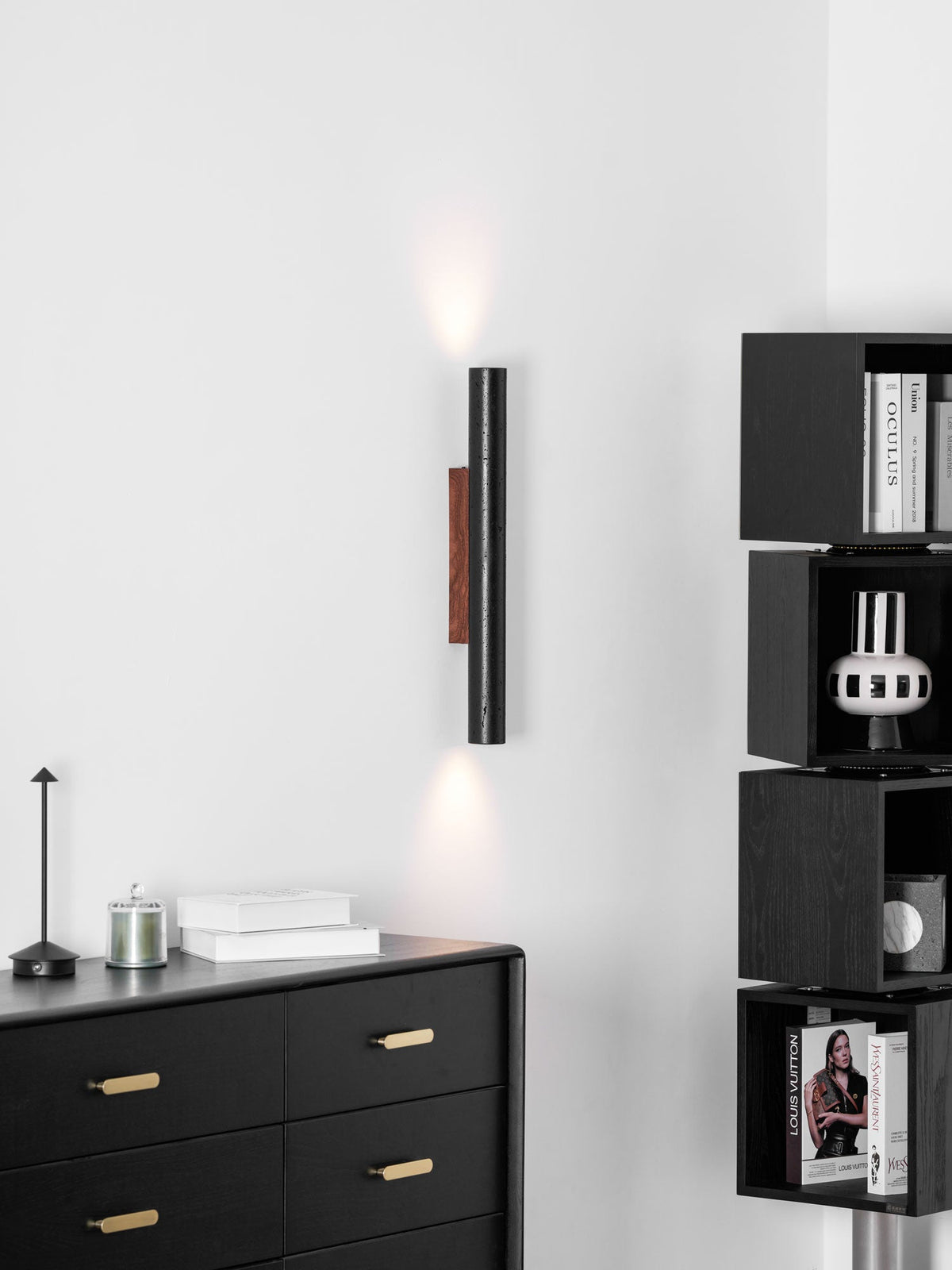 Volcanic Noir Wall Sconce