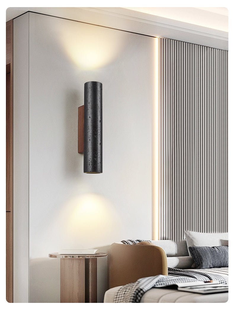 Volcanic Noir Wall Sconce