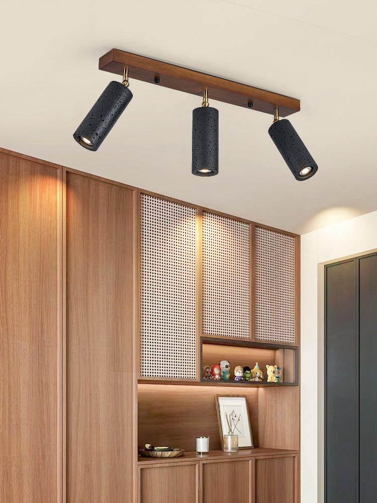 Volcanic Wood Trio Ceiling Spot