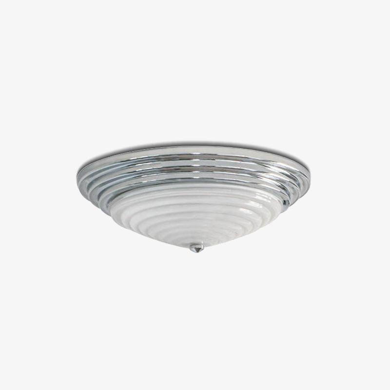 Volume Dome Ceiling Lamp ∅ 15.7″ x H 5.5″ / Dia 40cm x H 14cm / Chrome Ceiling lamp