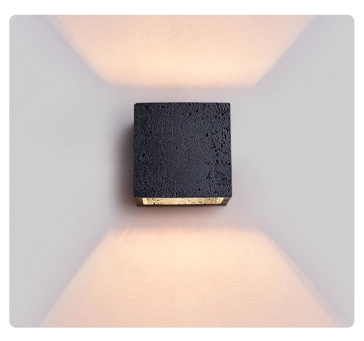 Vulcanis Cube Wall Lamp