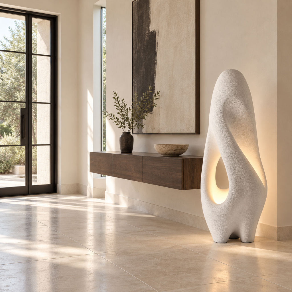 Wabi-Sabi White Floor Lamp