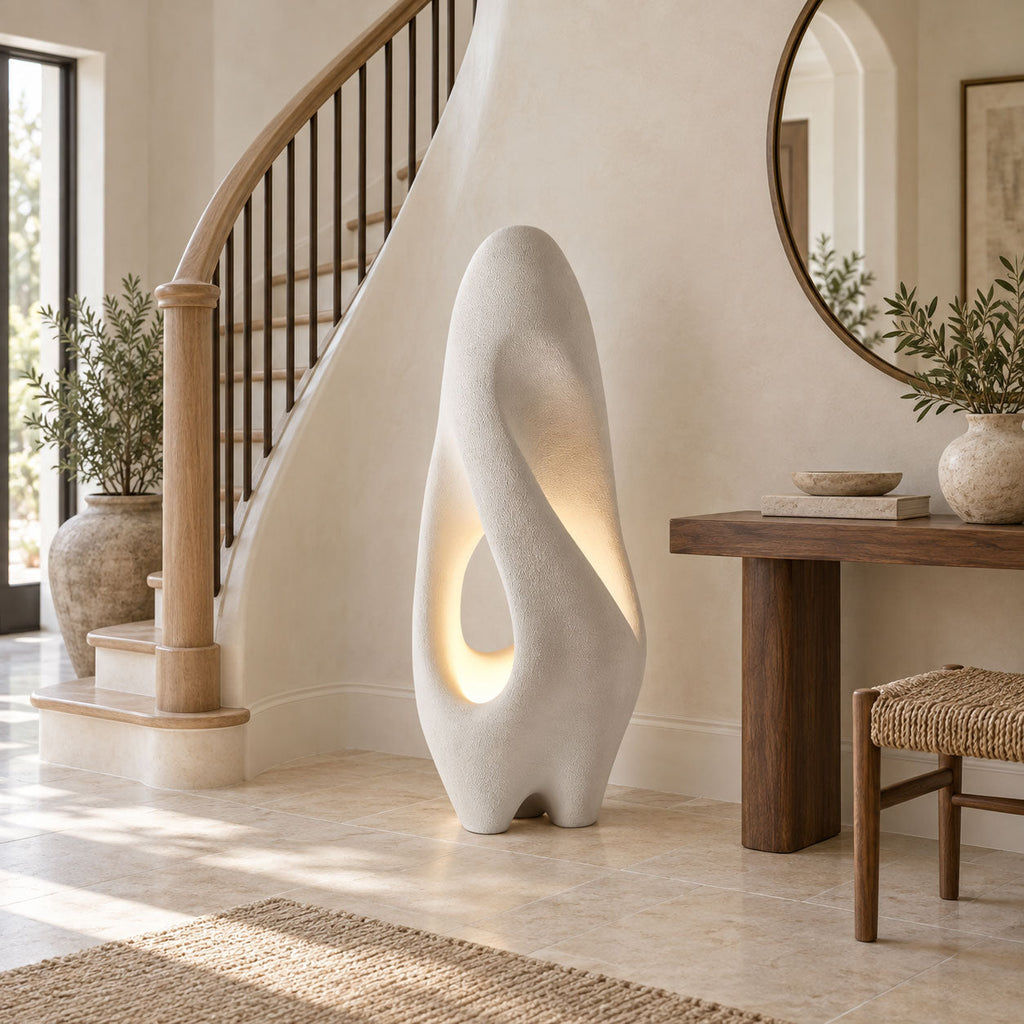 Wabi-Sabi White Floor Lamp
