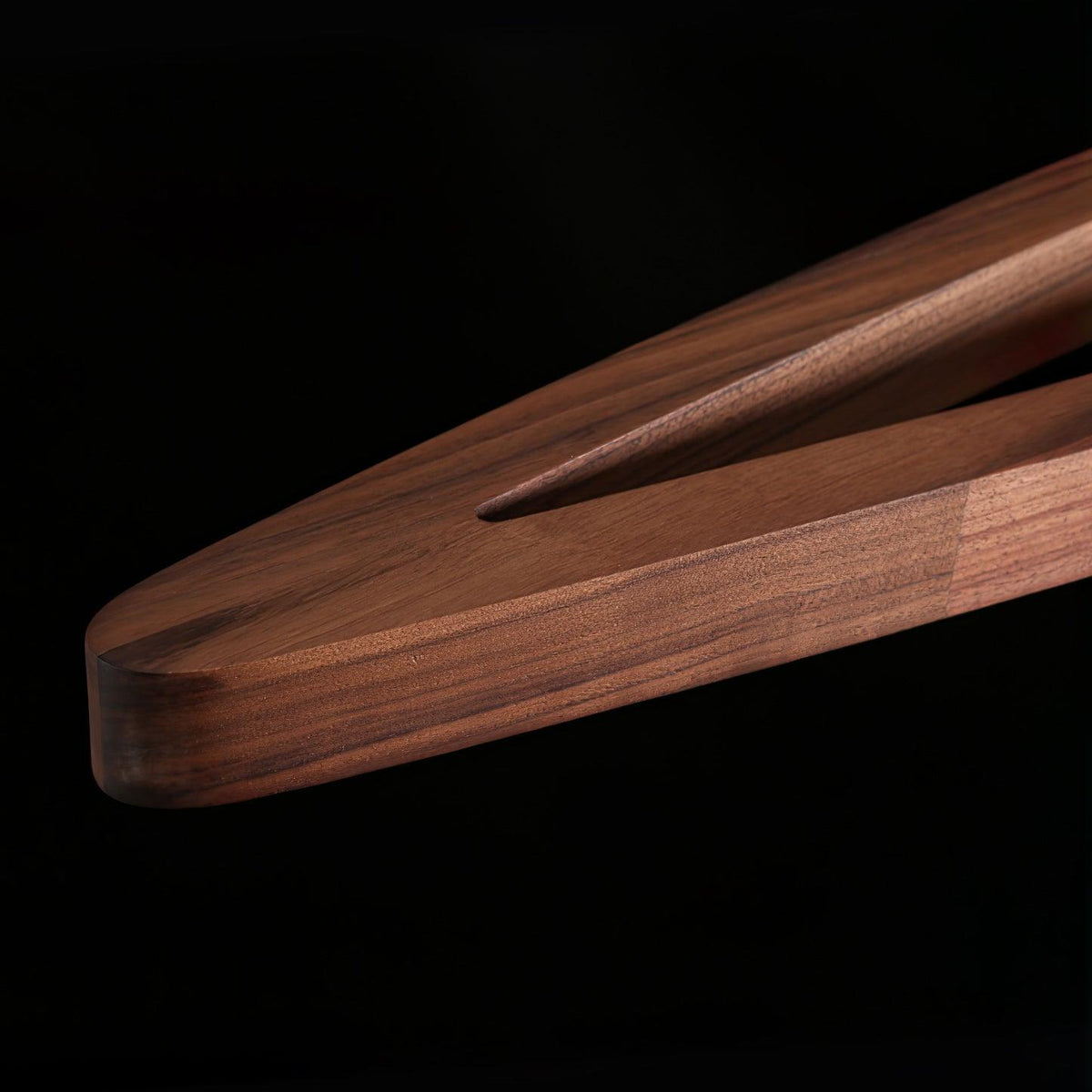 Walnut Arc Linear Pendant Lamp