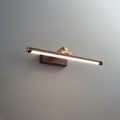 Walnut Color Linear LED Wall Light