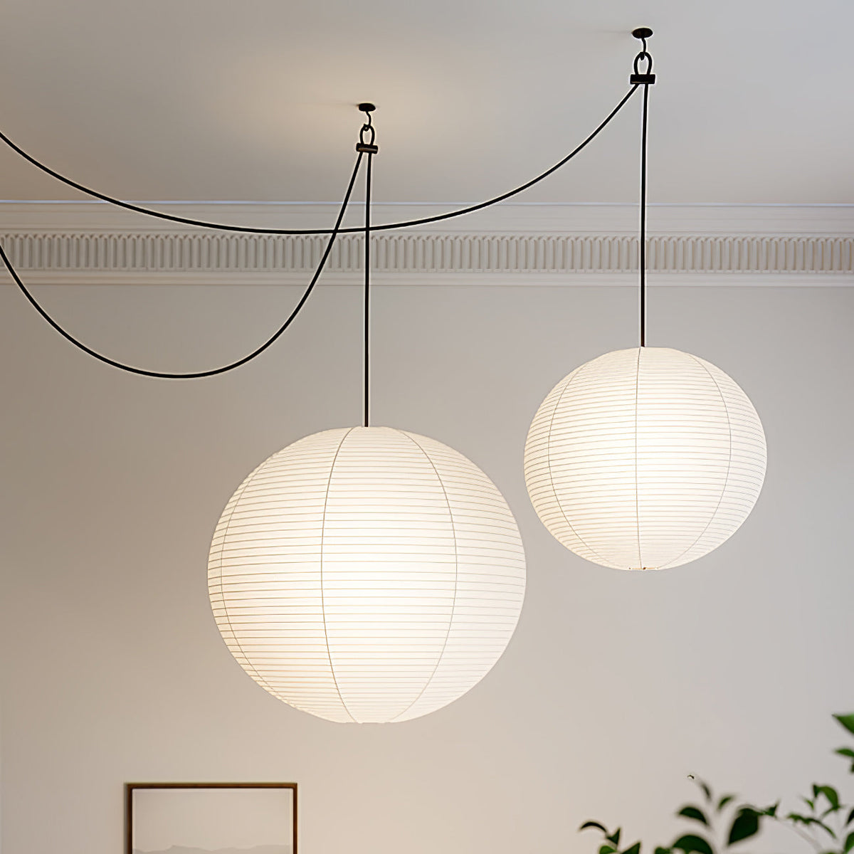 Akari A Pendant Swag Light Pendant light