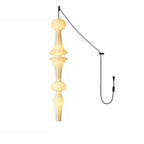 Washi Paper E Pendant Swag Light