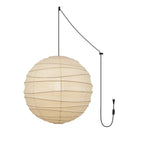 Washi Paper Pendant Swag Lamp