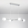 Westlife Sputnik Pendant Light L 31.5″ x W 11.8″ x H 4.7″ / L 80cm x W 30cm x H 12cm / Chrome Pendant light