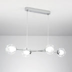 Westlife Sputnik Pendant Light L 31.5″ x W 11.8″ x H 4.7″ / L 80cm x W 30cm x H 12cm / Chrome Pendant light