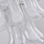 White Cloud Glass Petals Chandelier